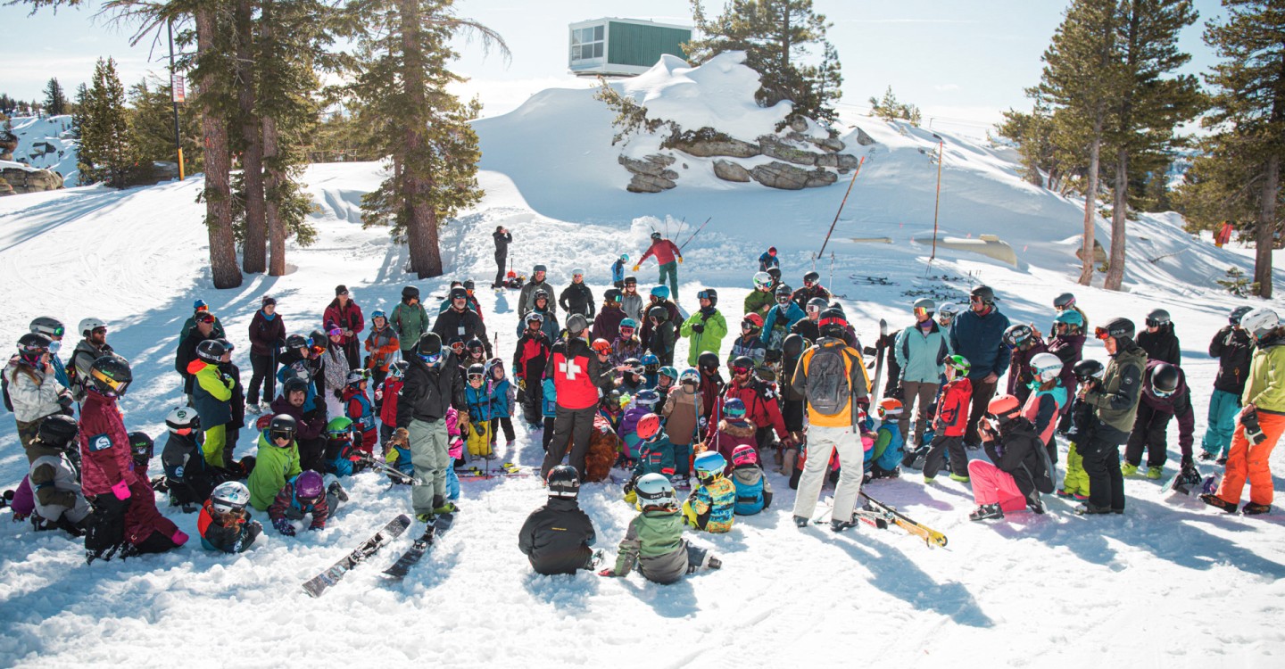 Group of people in the snow